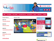 Tablet Screenshot of momtalkradio.com